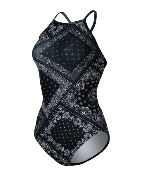 [OSLA642 BLK] Пейсли X-back с