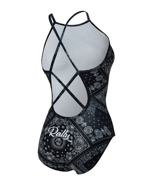 [OSLA642 BLK] Пейсли X-back с