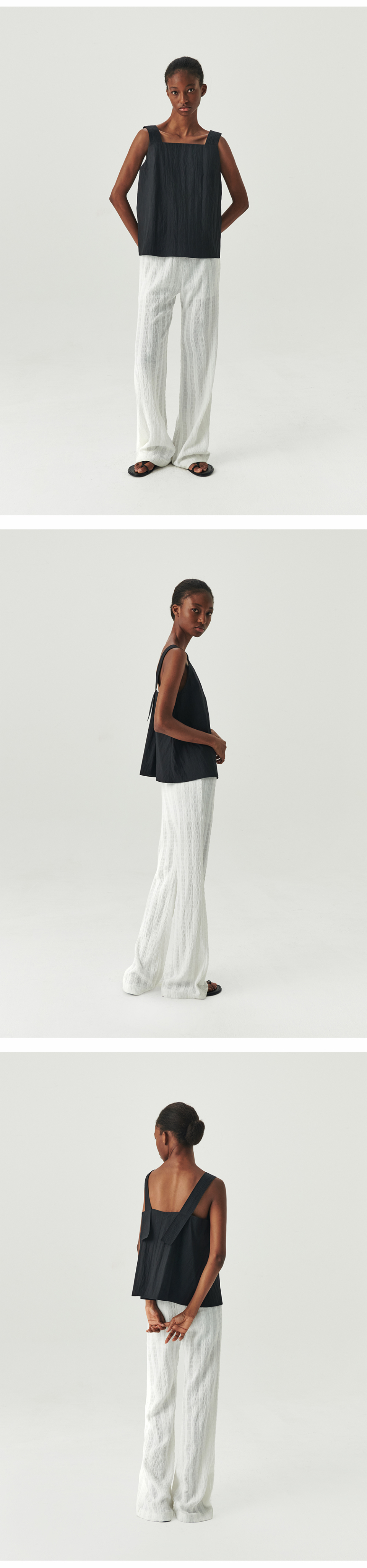 LEVAR ♥ Layered Slim Boots Cut Pants /追跡付 MUSINSA | LEVAR Layered Slim Boots Cut Pants - White