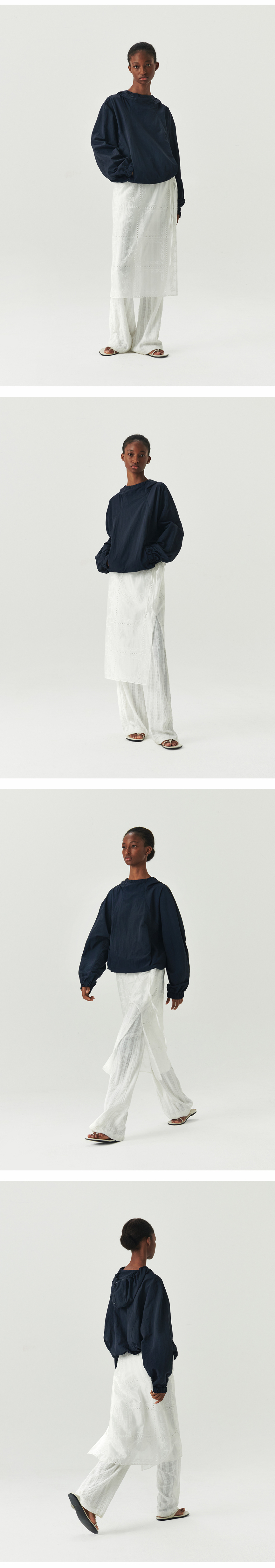 LEVAR ♥ Layered Slim Boots Cut Pants /追跡付 MUSINSA | LEVAR Layered Slim Boots Cut Pants - White