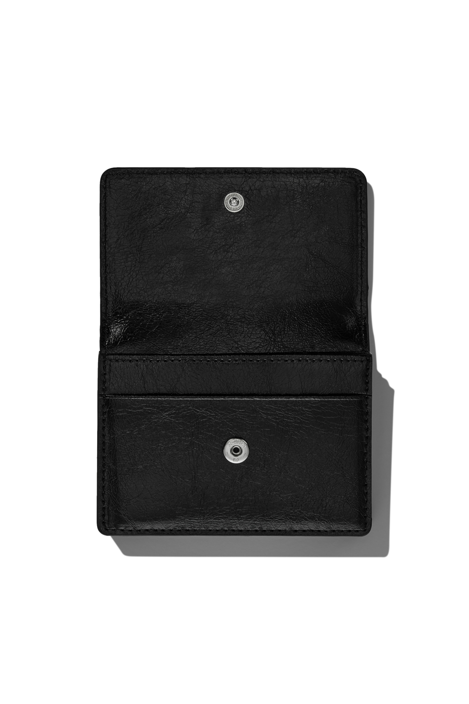 折りたたみ財布 DEINET DEINET SIGNATURE WALLET IN BLACK SILVER CORNERS BILLFOLD3C/C & COIN PURSE | WALLETS & PURSES