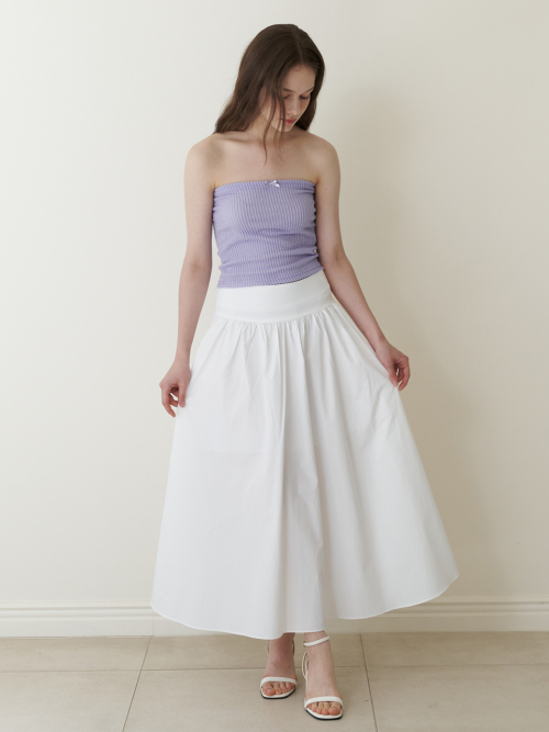 baby ribbon tube top - light purple