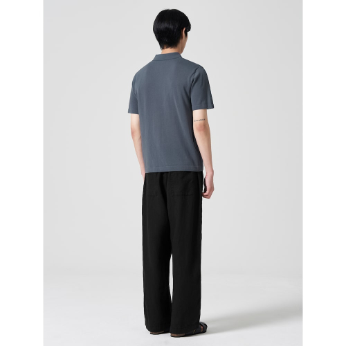 Легкие брюки под лен Linen-like Dying Easy Pants Black (424621LY15)