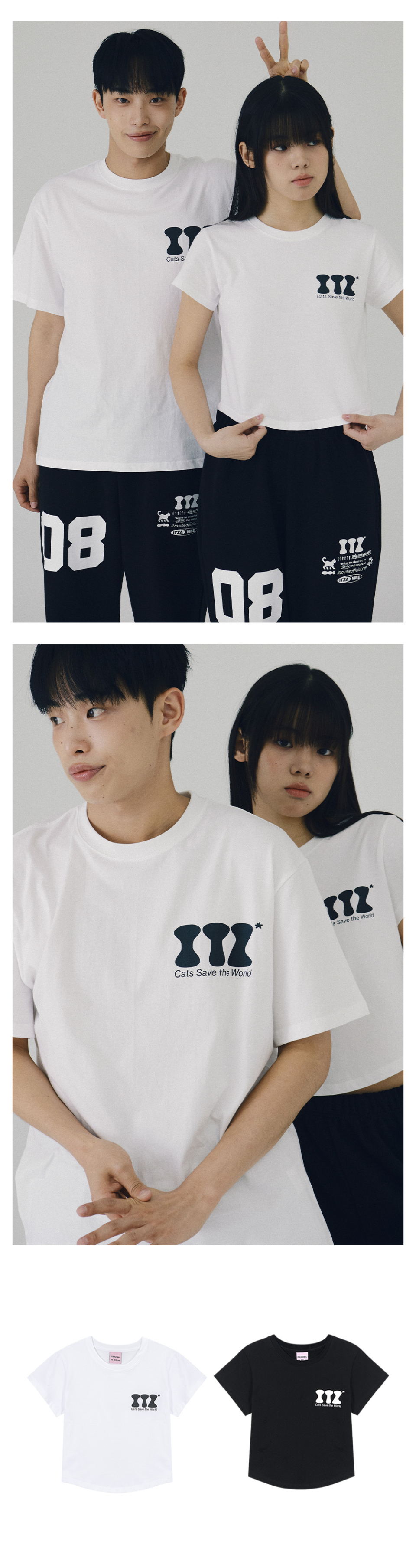 ◆ITZAVIBE◆ ITZ MINI LOGO CROP T SHIRT WHITE IBB24WT13WH MUSINSA | ITZAVIBE ITZ MINI LOGO CROP T SHIRT - WHITE