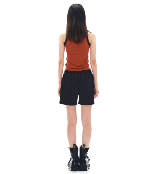 RIBBED SLEEVELESS_BRICK
