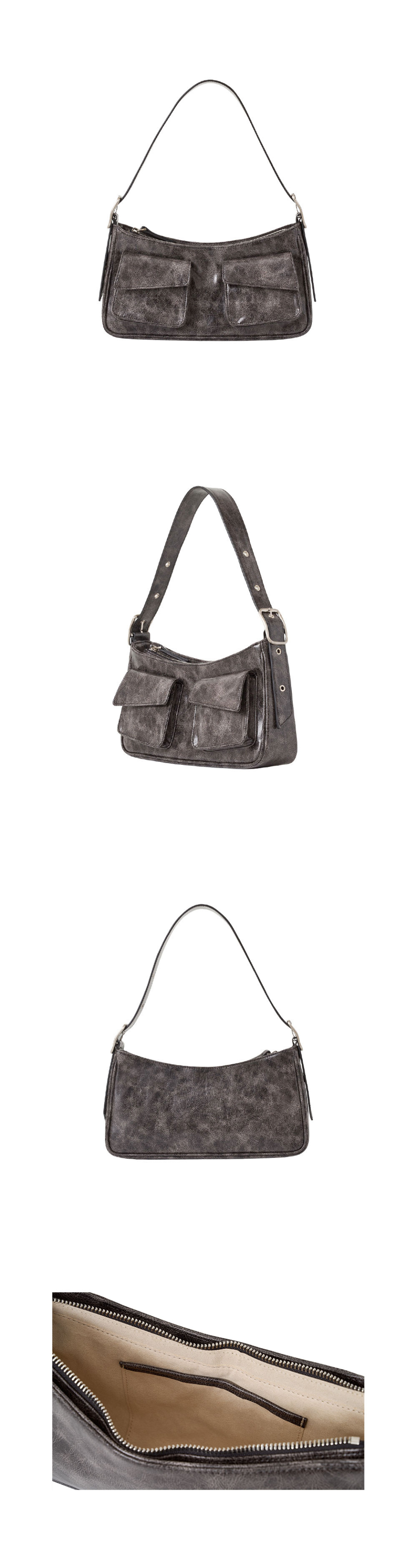 ☆SAND MUSEUM☆ FATIGUE BAG Crack Black SM1A0018 MUSINSA | SAND MUSEUM FATIGUE BAG [Crack Black]