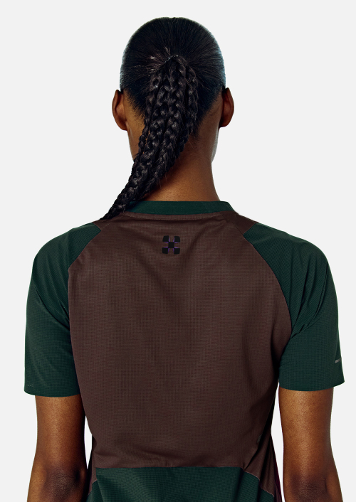 Женская рубашка 360 Vent Trail на молнии 1/4 (Light Brown)
