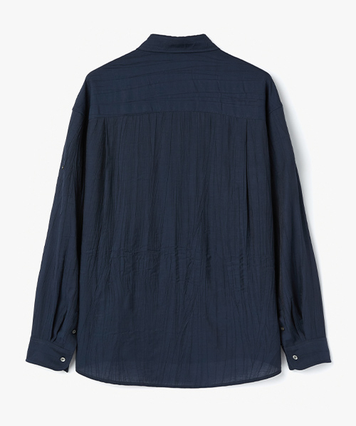 Рубашка жатка с патами - Navy