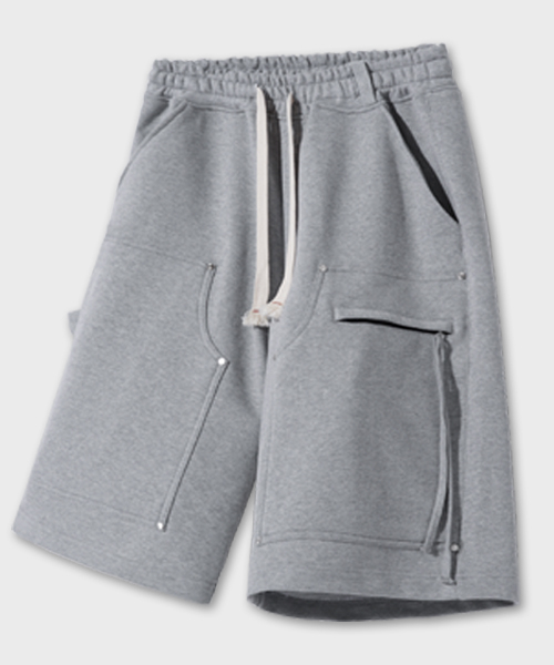 Бермуды Solar Rivet с заклёпками, Grey
