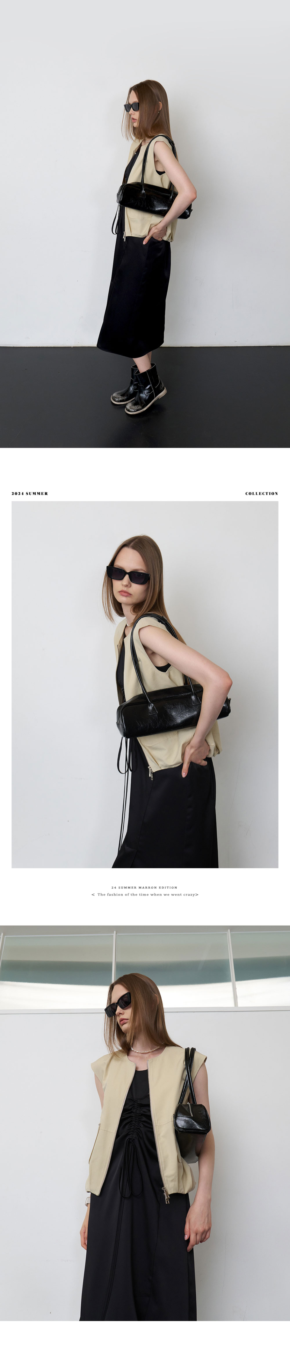 24 Summer_ Beige Bubble Ham Vest 상세 이미지 1