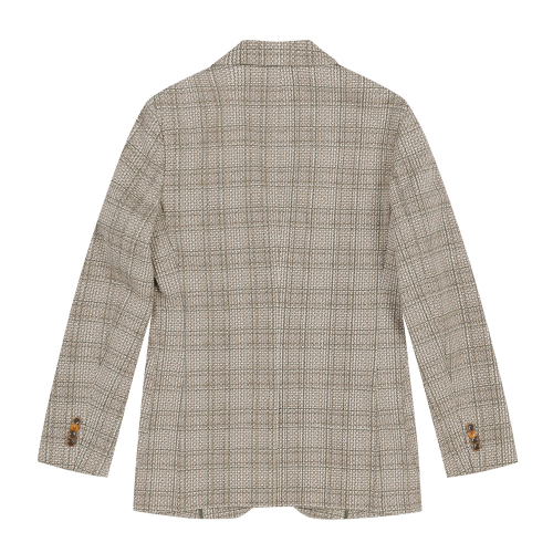 Мужская куртка из импортной фактурной джерси, Beige (AM0DJK15153)
