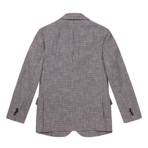 Мужской пиджак в клетку Prestige из импортной ткани Ivory (A0C913361)