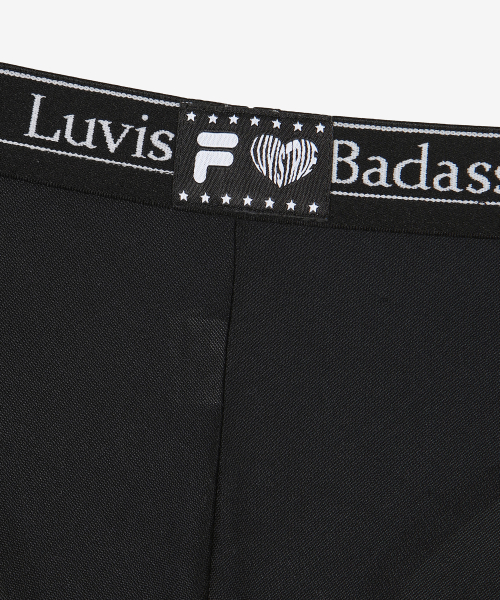 [FILA UNDERWEAR X LUVISTRUE] BELLO PATTERN PANTY(BLACK)