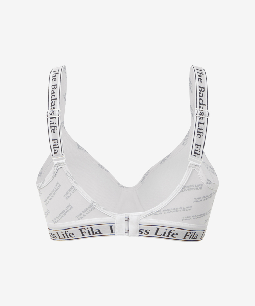 [FILA UNDERWEAR X LUVISTRUE] BELLO PATTERN BRA(WHITE)