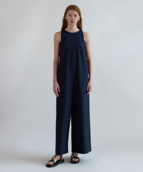 Halterneck Jumpsuit_Navy
