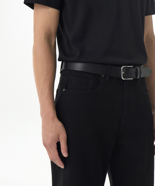 Flare Denim Pants [Black] thumbnail 6