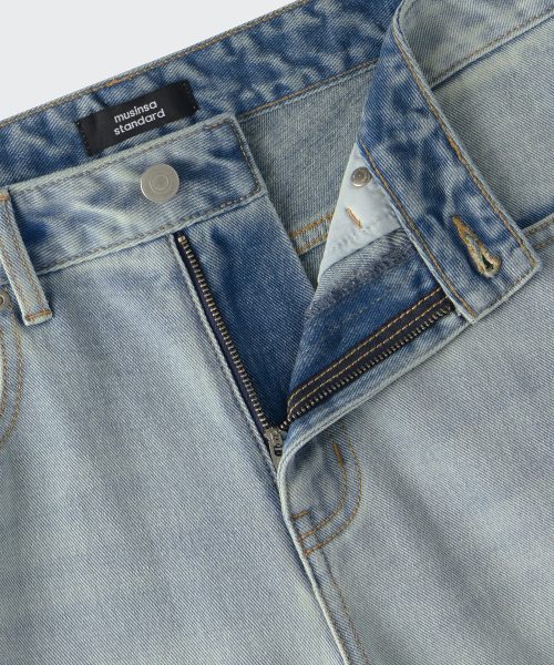 FLARE DENIM PANTS [SKY BLUE]