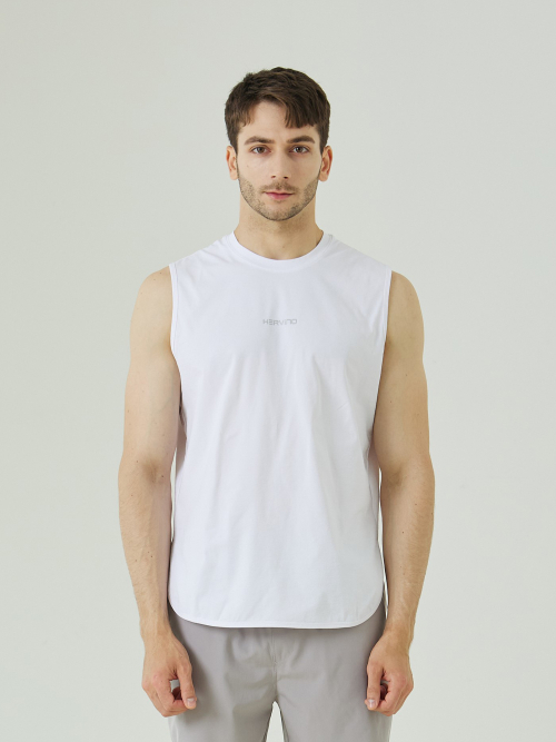 Свободная майка Muscle для зала (White)