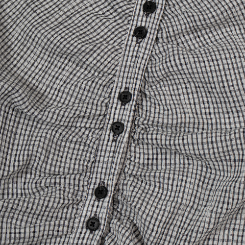 Рубашка с коротким рукавом Geek в клетку (GRAY)