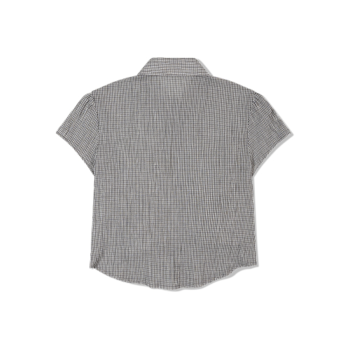 Рубашка с коротким рукавом Geek в клетку (GRAY)