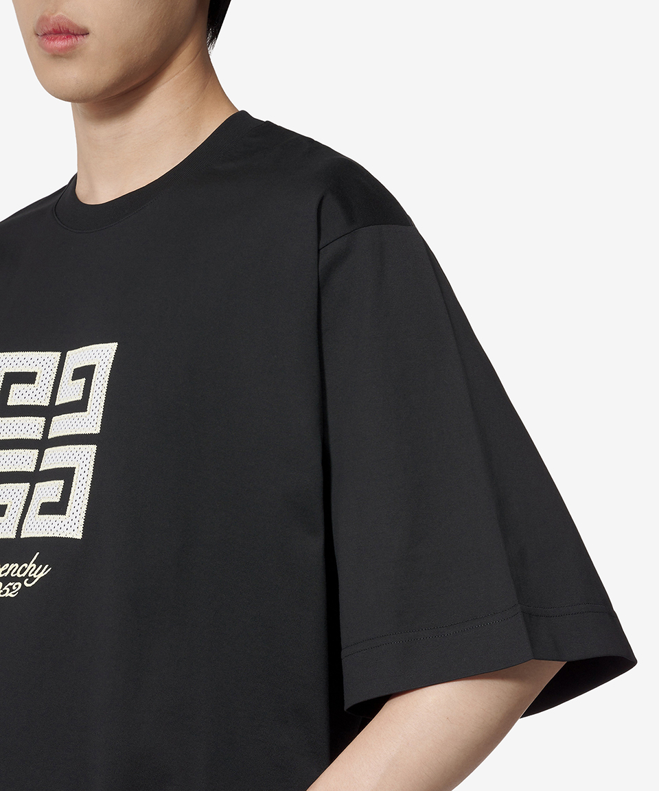 MUSINSA | GIVENCHY 4G Mesh Embroidered Logo Classic Fit