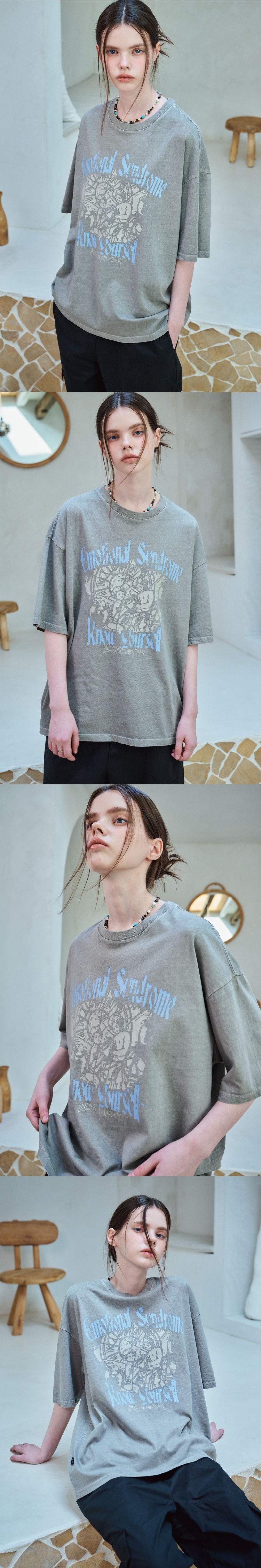 【CPGN STUDIO】24SS★ Emotional Angel Pigment Short Sleeve T MUSINSA | CPGN STUDIO Emotional Angel Pigment Short Sleeve