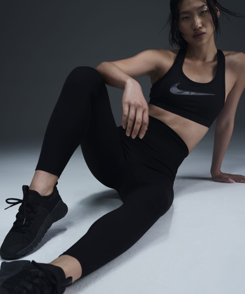Легинсы NIKE Dri-FIT One Seamless High-Waisted W - Black / HJ9196-010