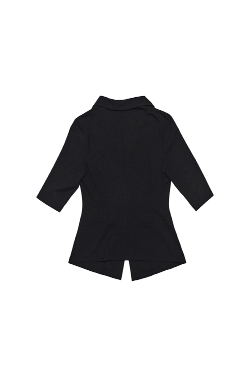 BLACK SLIM FIT JACKET