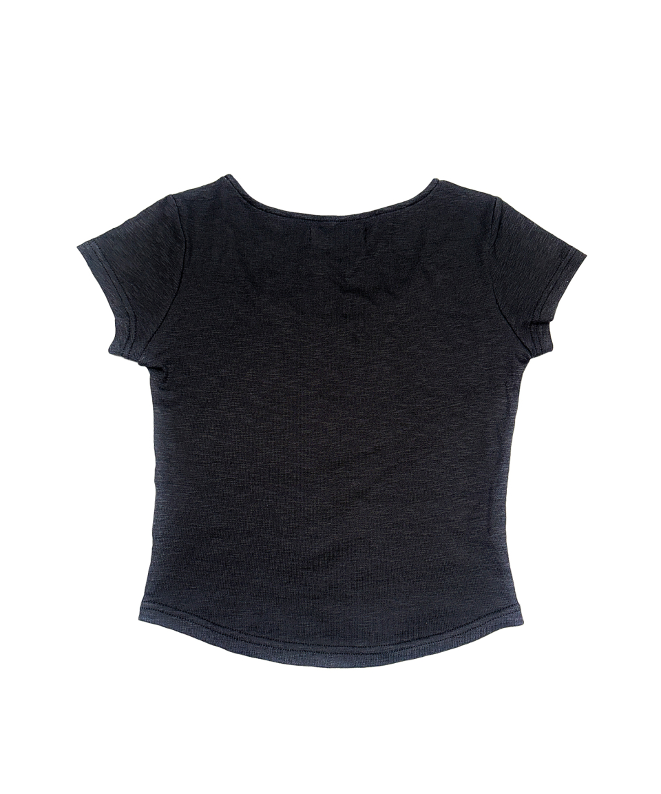 MUSINSA公式 | EESSAY Rabbit T-Shirt - Black