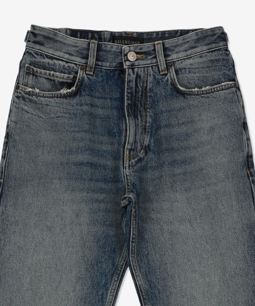 Свободные джинсы с пряжкой - Sunbleached Blue / 745149THW254245