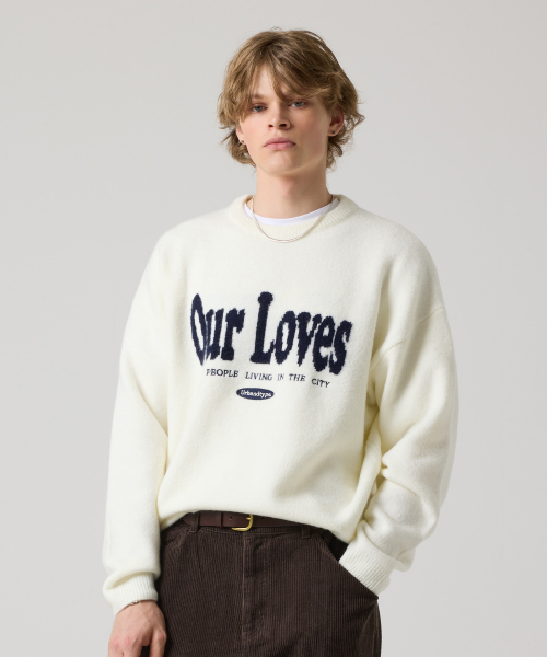 Brushed Love Graphic Knit_6Color thumbnail 11