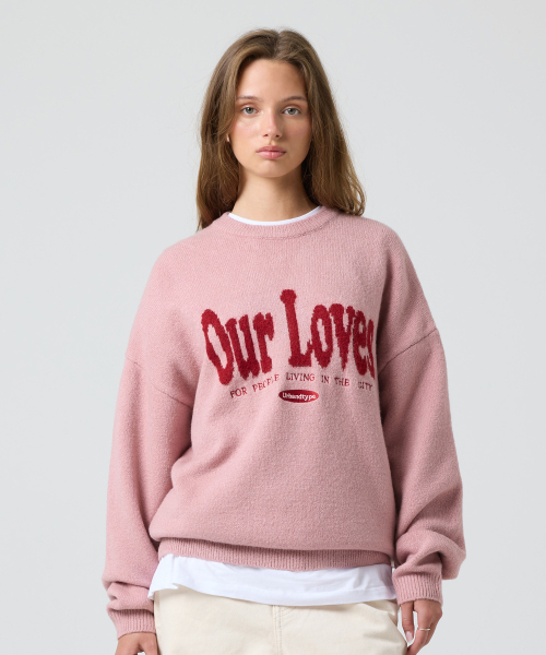 Brushed Love Graphic Knit_6Color thumbnail 9