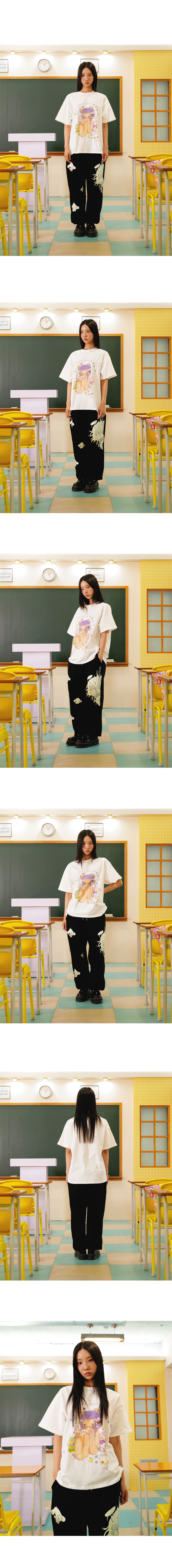★YOUTHBATH★YB X Oliwa Over-fit T-shirt_2401★正規品/人気 YB X Oliwa Over-fit T-shirt_2401 - youthbath