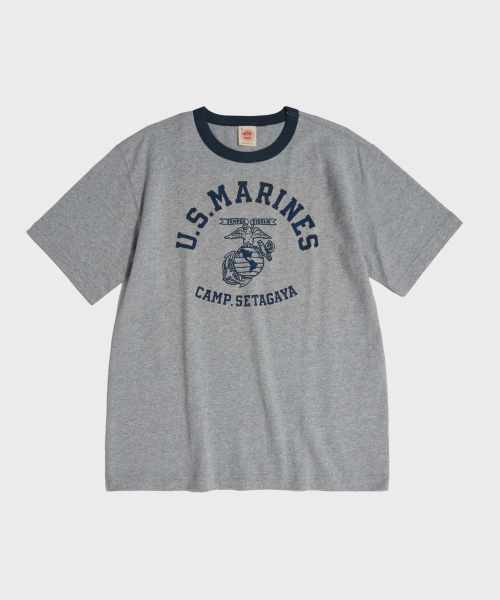 1970s US Marine Tee Grey
