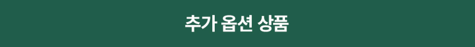 추가 옵션 안내