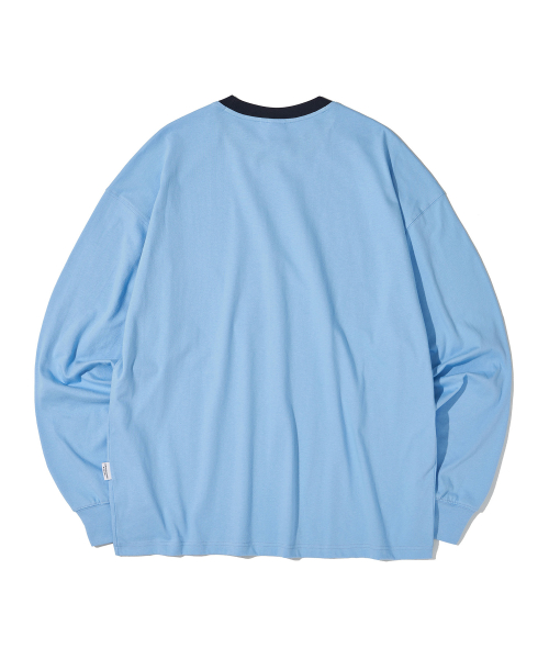 Футбольный лонгслив_Sky Blue