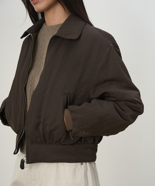 Breeze Bomber Jumper Dark Umber