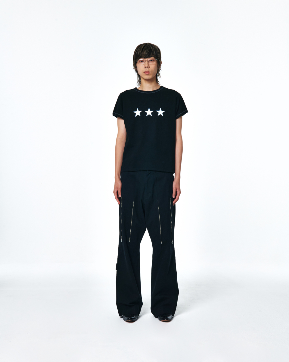 【EERST】Star Ringer T-shirt MUSINSA | EERST Star Ringer T-shirt [Black]