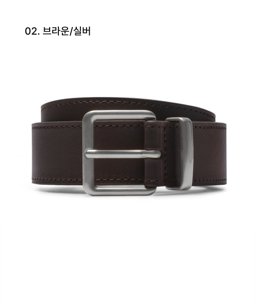 Rounded Square Leather Belt_30mm thumbnail 4