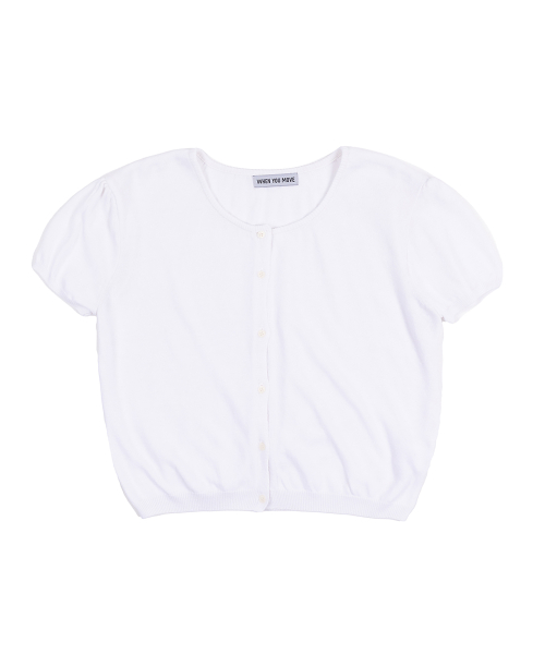 Хлопковый кардиган с пышным рукавом (2 colors)