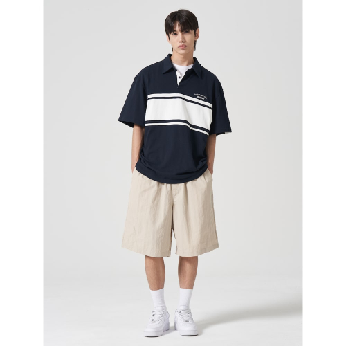 Хлопковая футболка-поло Heavy Cotton Rugby, Navy (264742CY5R)