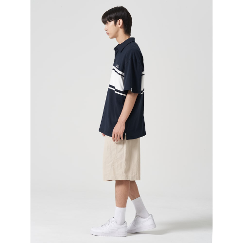 Хлопковая футболка-поло Heavy Cotton Rugby, Navy (264742CY5R)
