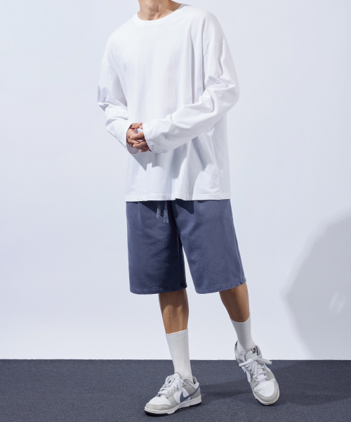 Бермуды Heavy Duty Pigment One Tuck Stone Navy