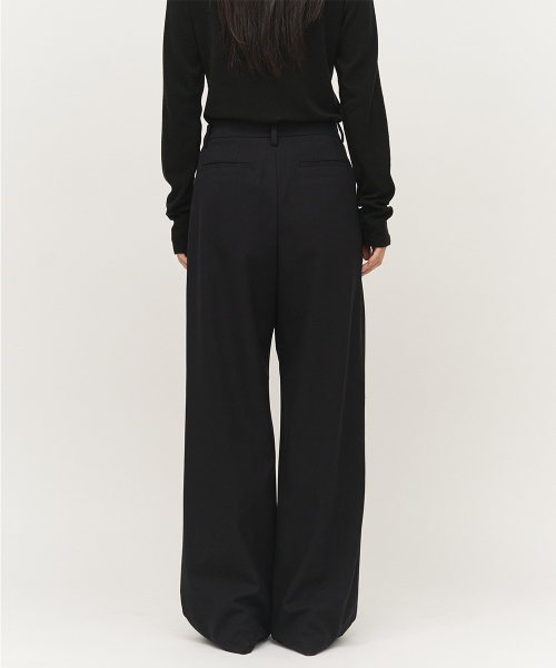 Classy Wide Pants Crow