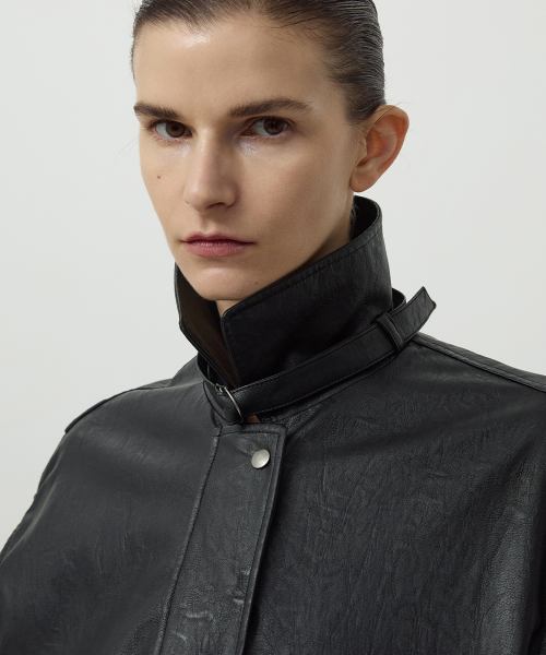 Cocoon Blouson Crow