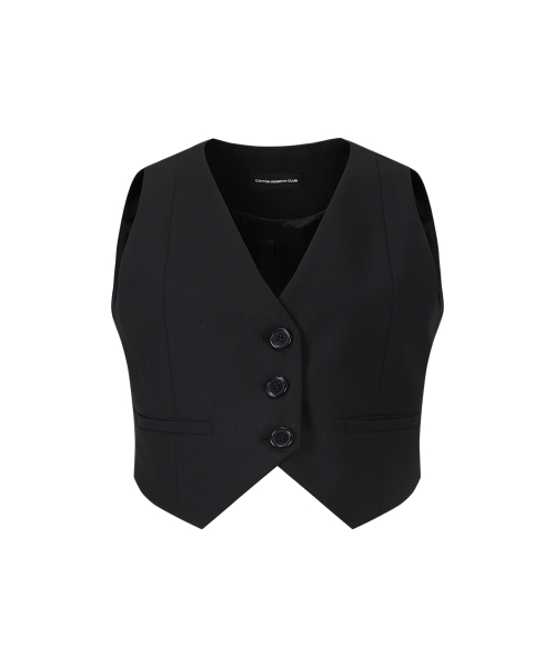 Жилет стандартного кроя (Black)