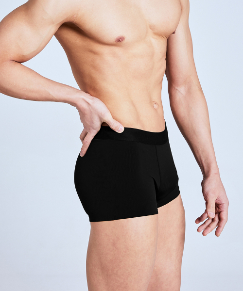nudy fit seamless solid черный драузы мужской