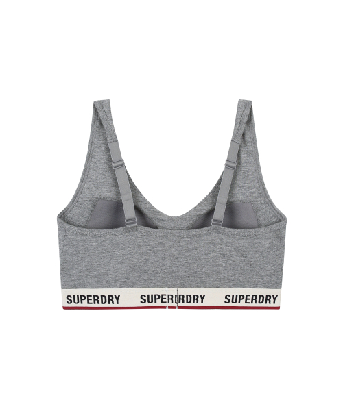 BASIC LOGO BAND BRASSIERE M/GREY
