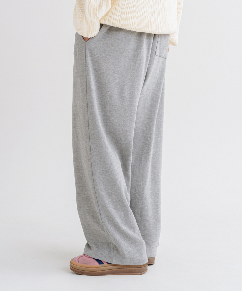 レイブレス(LABELESS) GRAY TUCKED SWEATPANTS – UNDERSTUDY CLUB