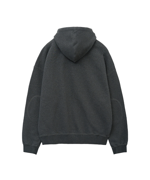 Oversized Zip Up Hoodie Graphite